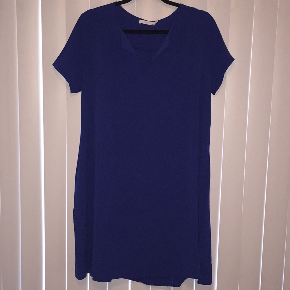Royal Blue LUSH shift dress
